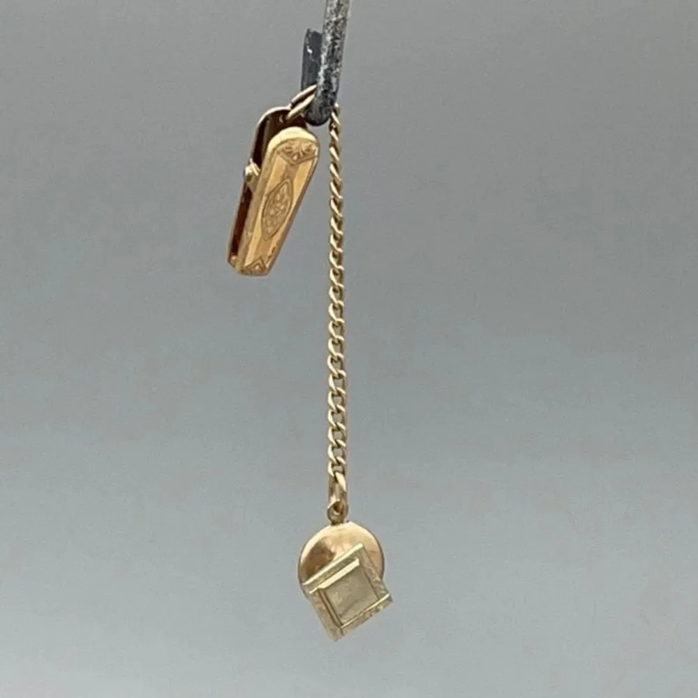 Vintage tie tac clip 1/20th 12K gold filled